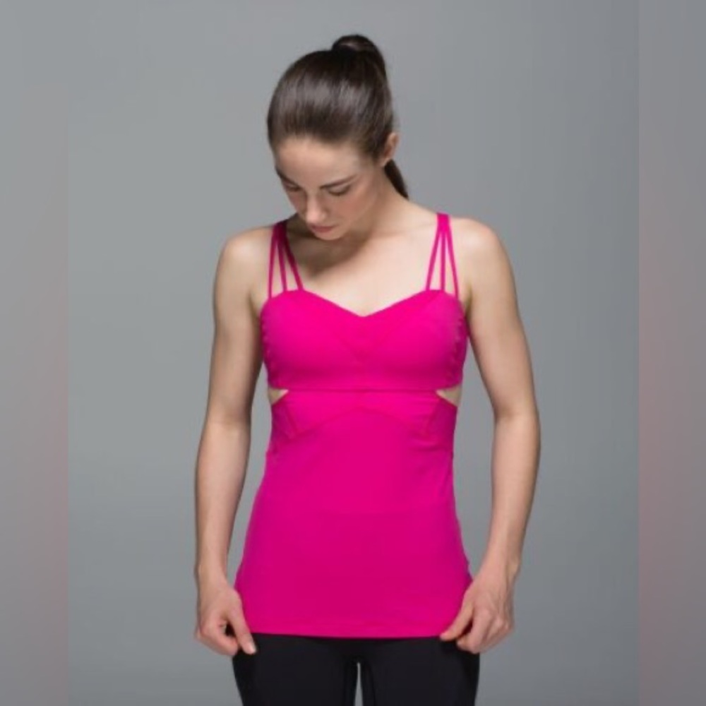 Lululemon exquisite tank pink